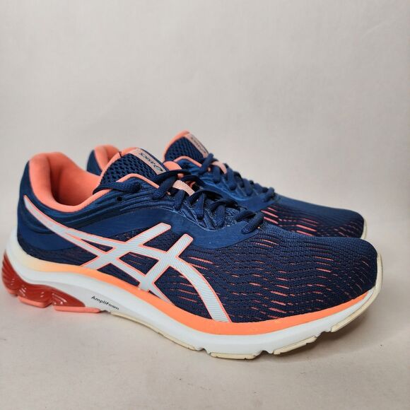 Asics Gel Pulse 11 Shoes Womens Athletic Running Gym Sneakers Blue Coral 8.5 - Picture 2 of 14